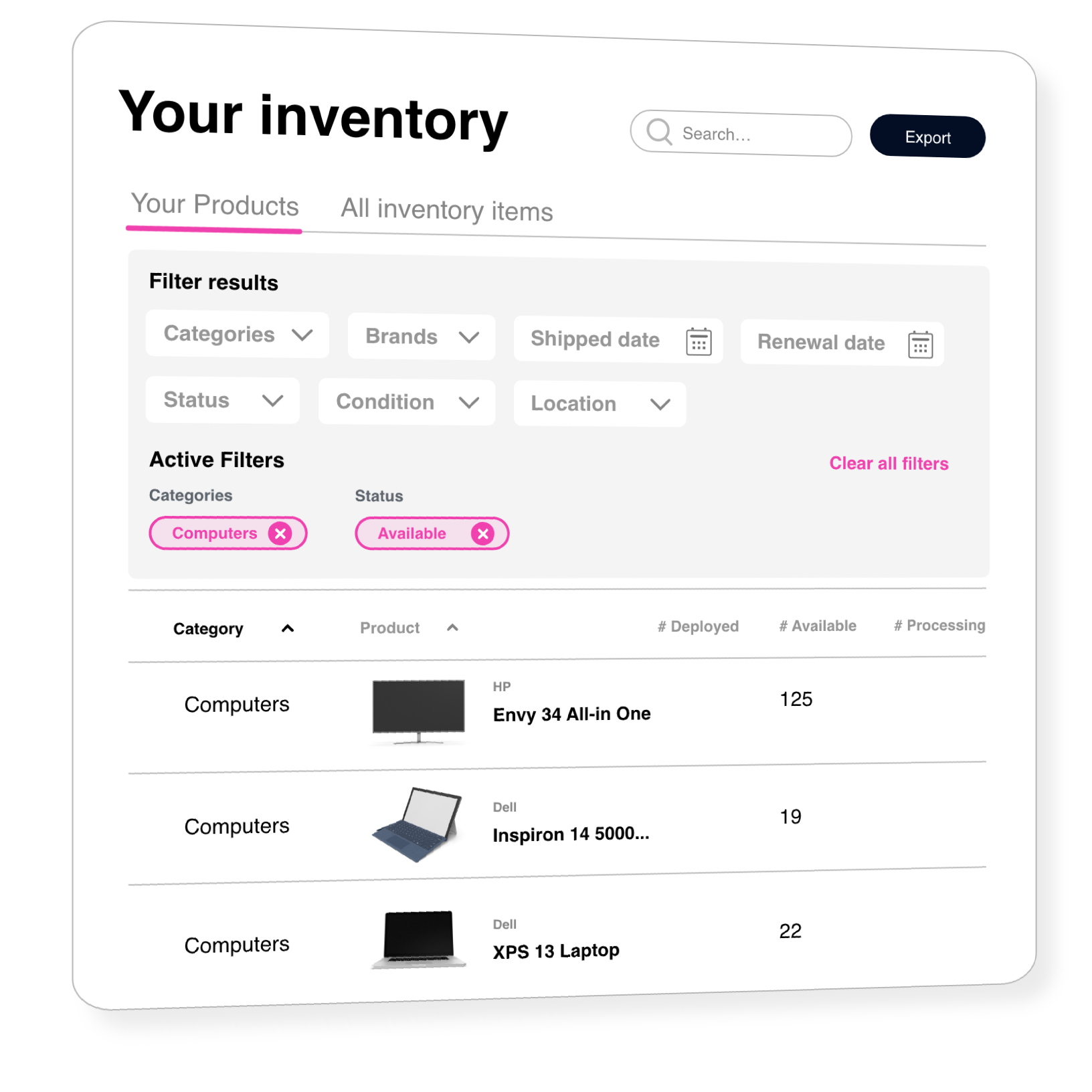 Smart inventory management