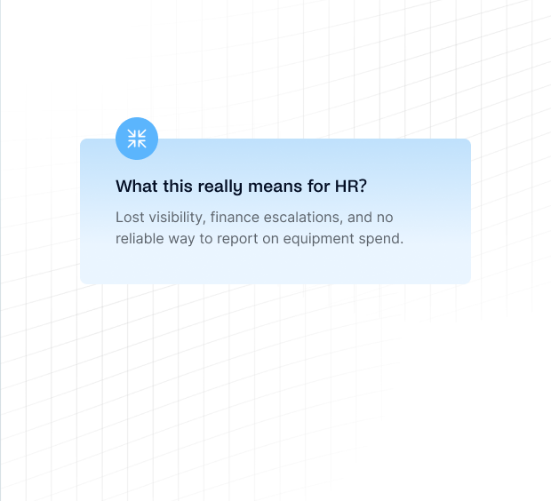 Manual purchases break standardization