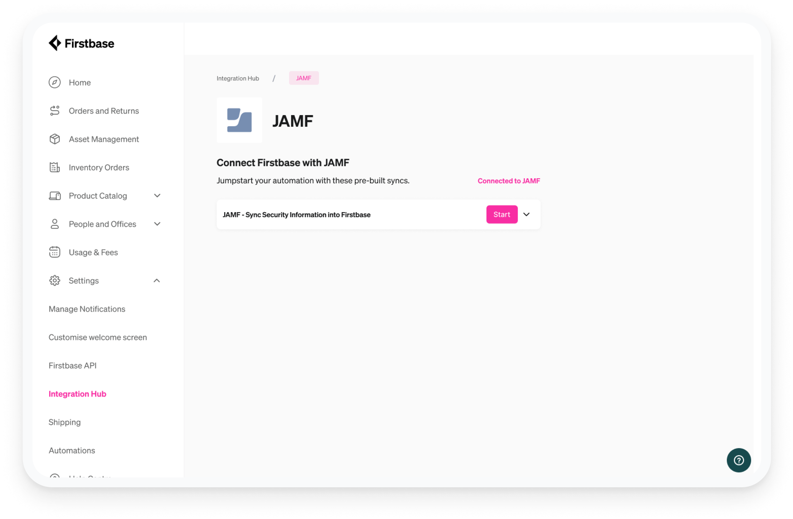 Firstbase and Jamf integration for Mac device management - automate zero-touch workflows
