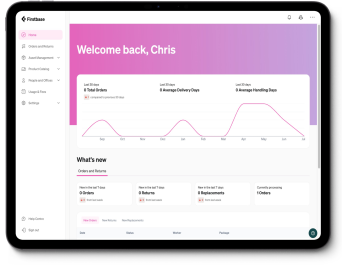 firstbase dashboard on actions and devices